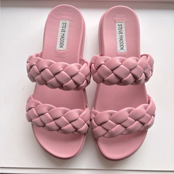 Steve Madden braided slides - Picture 2 of 4